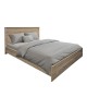 Κρεβάτι Athos σε sonoma απόχρωση 160x200εκ Υλικό: 15mm Particle Board 383-000098