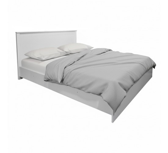 Κρεβάτι Athos σε λευκή απόχρωση 160x200εκ Υλικό: 15mm Particle Board 383-000099