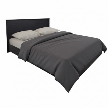 Κρεβάτι Athos σε wenge απόχρωση 160x200εκ Υλικό: 15mm Particle Board 383-000102