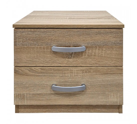 Κομοδίνο Athos σε sonoma απόχρωση 48x40x41.5εκ Υλικό: 15mm Particle Board 383-000103