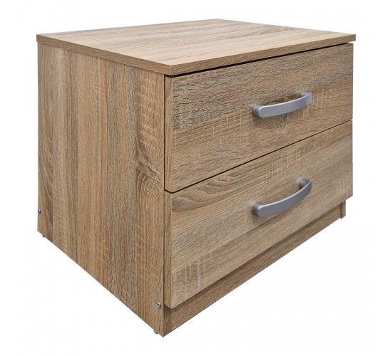 Κομοδίνο Athos σε sonoma απόχρωση 48x40x41.5εκ Υλικό: 15mm Particle Board 383-000103