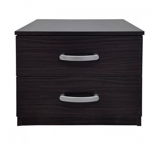 Κομοδίνο Athos σε wenge απόχρωση 48x40x41.5εκ Υλικό: 15mm Particle Board 383-000107