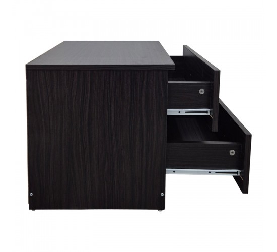 Κομοδίνο Athos σε wenge απόχρωση 48x40x41.5εκ Υλικό: 15mm Particle Board 383-000107