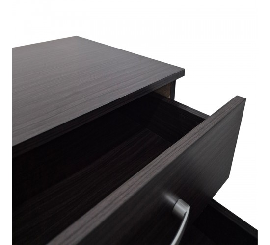 Κομοδίνο Athos σε wenge απόχρωση 48x40x41.5εκ Υλικό: 15mm Particle Board 383-000107