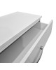 Συρταριέρα Athos σε λευκή απόχρωση 80x40x79εκ Υλικό: 15mm Particle Board 383-000109