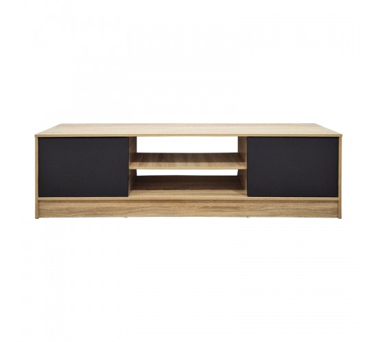 Έπιπλο τηλεόρασης Sasa sonoma-ανθρακί 150x35x41.5εκ Υλικό: 12mm Particle Board 383-000119