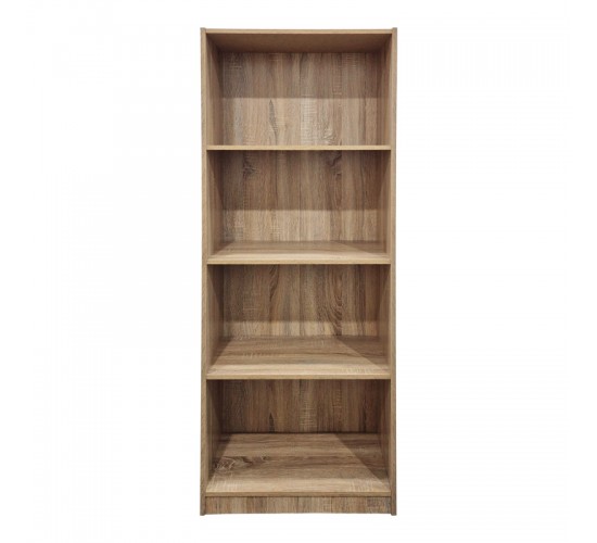 Βιβλιοθήκη Kendy sonoma 60x30x167εκ Υλικό: 15mm Particle Board 383-000122