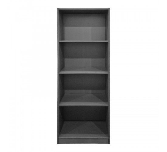 Βιβλιοθήκη Kendy ανθρακί 60x30x167εκ Υλικό: 15mm Particle Board 383-000123