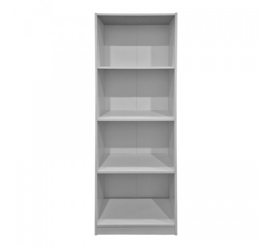 Βιβλιοθήκη Kendy λευκό 60x30x167εκ Υλικό: 15mm Particle Board 383-000124