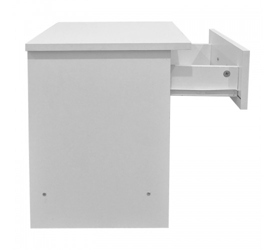 Κομοδίνο Bedy λευκό 40x34x42εκ Υλικό: 15mm Particle Board 383-000127