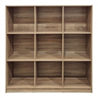 Βιβλιοθήκη Gridea sonoma 119.5x30x121εκ Υλικό: 15mm Particle Board 383-000128
