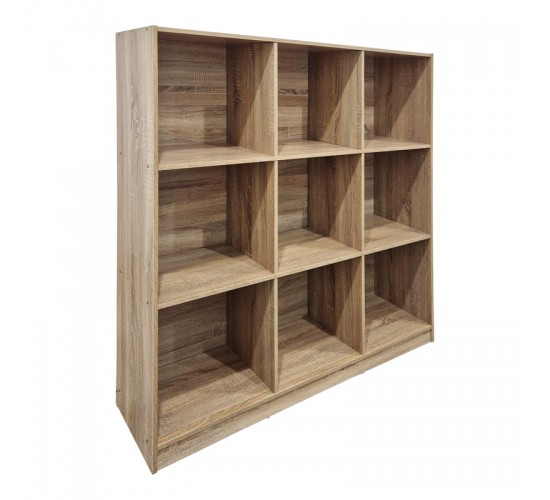 Βιβλιοθήκη Gridea sonoma 119.5x30x121εκ Υλικό: 15mm Particle Board 383-000128