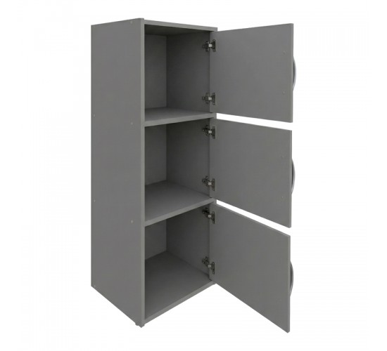 Ντουλάπι-στήλη Soline ανοιχτό γκρι 40x34.5x90.5εκ Υλικό: 12mm   Particle Board 383-000131