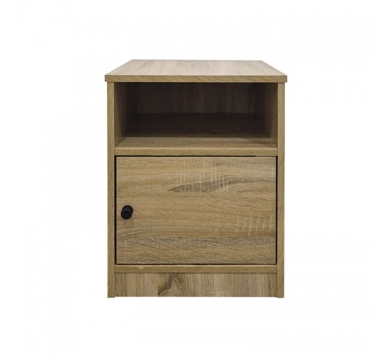 Κομοδίνο Lenea sonoma 40x40x50εκ Υλικό: 15mm Particle Board 383-000133