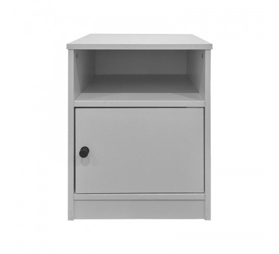 Κομοδίνο Lenea λευκό 40x40x50εκ Υλικό: 15mm Particle Board 383-000136