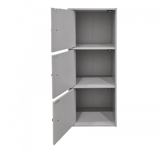 Ντουλάπα-στήλη Wirdia ανοιχτό γκρι 30.5x24x71.5εκ Υλικό: 9mm  Particle Board 383-000148