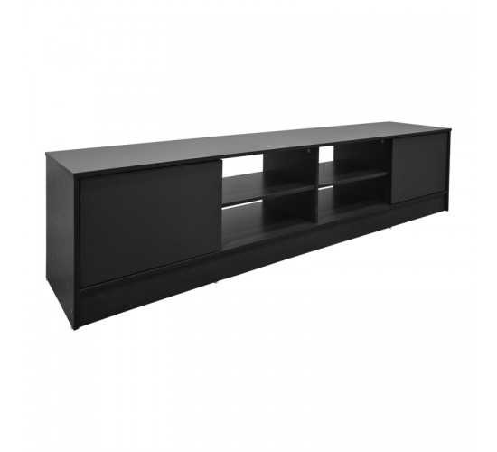 Έπιπλο τηλεόρασης Tivia ανθρακί 180x35x41.5εκ Υλικό: 12mm Particle Board 383-000152