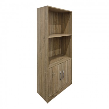 Βιβλιοθήκη Tekaro sonoma 60x30x120εκ Υλικό: 12mm   Particle Board 383-000155