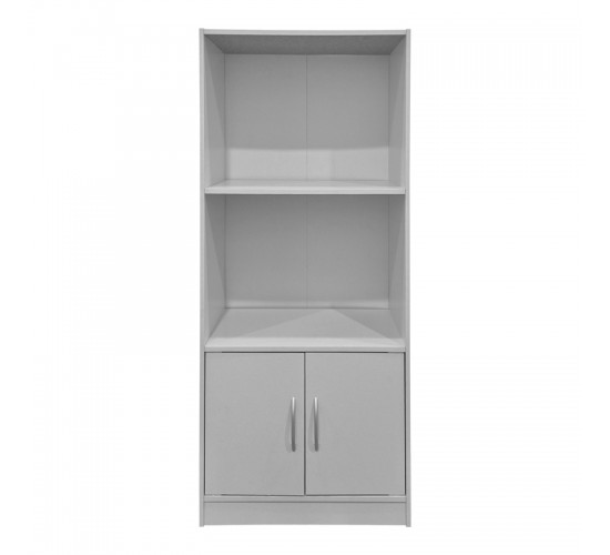 Βιβλιοθήκη Tekaro λευκή 60x30x120εκ Υλικό: 12mm   Particle Board 383-000156