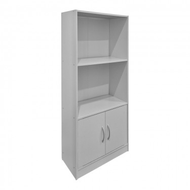 Βιβλιοθήκη Tekaro λευκή 60x30x120εκ Υλικό: 12mm   Particle Board 383-000156