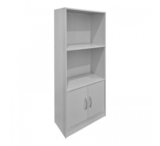 Βιβλιοθήκη Tekaro λευκή 60x30x120εκ Υλικό: 12mm   Particle Board 383-000156