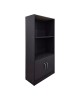 Βιβλιοθήκη Tekaro ανθρακί 60x30x120εκ Υλικό: 12mm   Particle Board 383-000157
