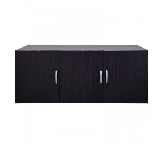 Πατάρι ντουλάπας τρίφυλλο Alvia wenge 150x51x60εκ Υλικό: 15mm Particle Board 383-000168