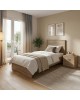 Σετ Κρεβατοκάμαρας Athos Sonoma με Κρεβάτι 90x190εκ Σετ 2τεμ Υλικό: 15mm Particle Board 383-000290