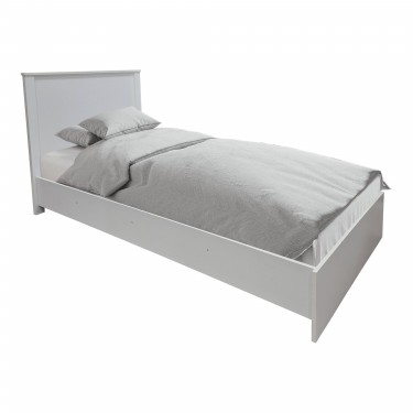 Σετ Κρεβατοκάμαρας Athos λευκό με Κρεβάτι 90x190εκ Σετ 3τεμ Υλικό: 15mm Particle Board 383-000297