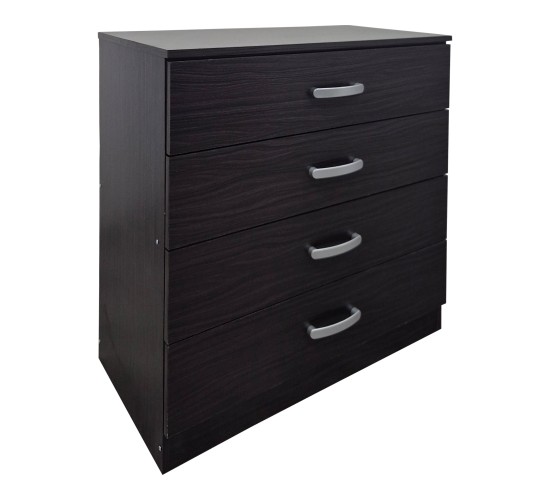 Σετ Κρεβατοκάμαρας Athos Wenge με Κρεβάτι 140x200εκ Σετ 4τεμ Υλικό: Particle Board 383-000306