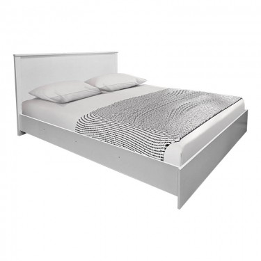 Σετ Κρεβατοκάμαρας Athos Λευκό με Κρεβάτι 160x200εκ Σετ 3τεμ Υλικό: Particle Board 383-000312