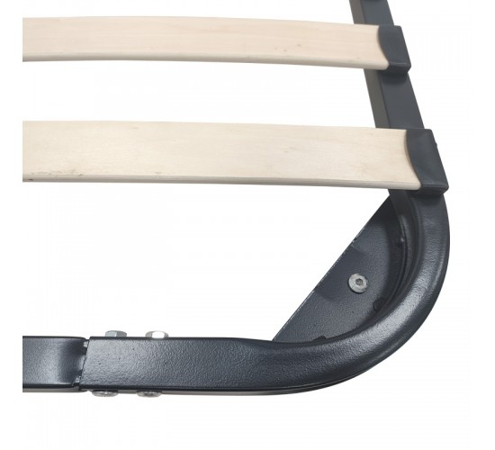 Σομιές μεταλλικός Amaso σε μαύρη απόχρωση 90x190x28εκ Υλικό: WOOD-IRON 386-000002