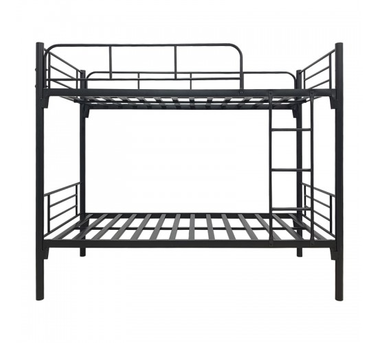 Κρεβάτι-κουκέτα Belit μεταλλικό σε μαύρη απόχρωση 90x190εκ Υλικό: METAL 386-000004