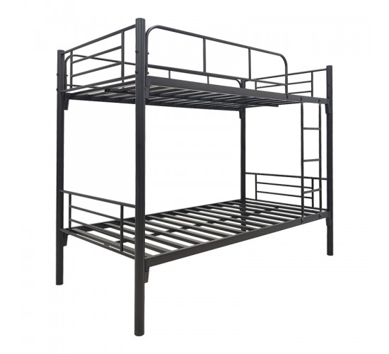 Κρεβάτι-κουκέτα Belit μεταλλικό σε μαύρη απόχρωση 90x190εκ Υλικό: METAL 386-000004