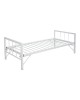 Κρεβάτι-Καναπές Remmie μέταλλο λευκό 90x190εκ Υλικό: METAL 386-000007