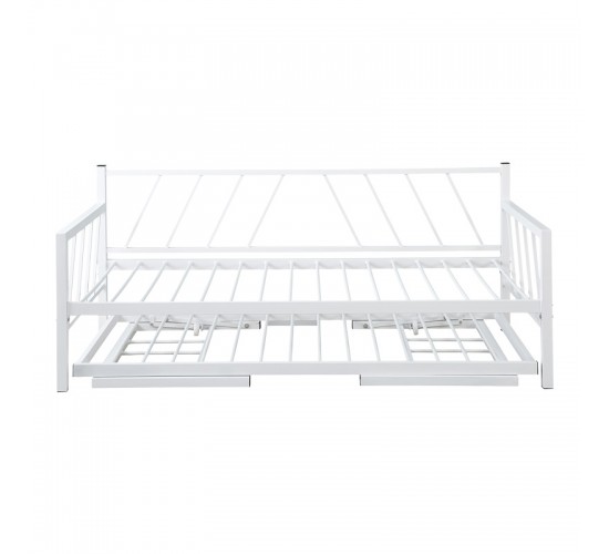 Κρεβάτι-Καναπές Remmie μέταλλο λευκό 90x190εκ Υλικό: METAL 386-000007