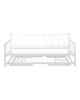 Κρεβάτι-Καναπές Remmie μέταλλο λευκό 90x190εκ Υλικό: METAL 386-000007