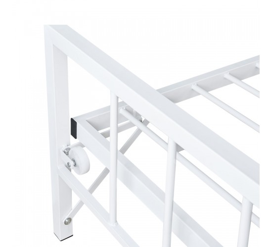 Κρεβάτι-Καναπές Remmie μέταλλο λευκό 90x190εκ Υλικό: METAL 386-000007