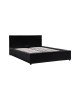 Κρεβάτι Dellia με αποθηκευτικό χώρο pu μαύρο 120x200εκ Υλικό: PU - METAL FRAME 388-000001