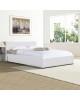 Κρεβάτι Dellia με αποθηκευτικό χώρο pu λευκό 150x200εκ Υλικό: PU - METAL FRAME 388-000004