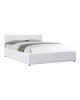 Κρεβάτι Dellia με αποθηκευτικό χώρο pu λευκό 150x200εκ Υλικό: PU - METAL FRAME 388-000004