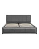 Κρεβάτι Huga με αποθηκευτικό χώρο βελούδο ανθρακί 160x200εκ Υλικό: VELVET - METAL FRAME 388-000013