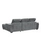 Γωνιακός καναπές-κρεβάτι αριστερή γωνία Dreamora με αποθηκευτικό ύφασμα ανθρακί 270x167x82εκ Υλικό: FABRIC - WOOD 389-000008