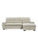 Γωνιακός καναπές-κρεβάτι αριστερή γωνία Dreamora με αποθηκευτικό χώρο ύφασμα μπεζ 270x167x82εκ Υλικό: FABRIC - WOOD 389-000009