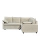 Γωνιακός καναπές κρεβάτι Lounivo ύφασμα μπεζ 215x215x84εκ Υλικό: FABRIC - WOOD 389-000011