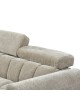 Γωνιακός καναπές-κρεβάτι δεξιά γωνία Nuvora με αποθηκευτικό χώρο μπεζ ύφασμα 244x225x79εκ Υλικό: FABRIC VELVET CORDUROY - WOOD 389-000015