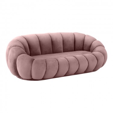 Καναπές Embrace βελούδο σε σάπιο μήλο απόχρωση 180x105x65εκ Υλικό: Fabric-Polyester-Filling -Foam & doll cotton Frame :Plywood 392-000002