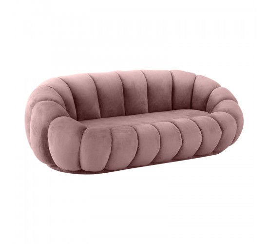 Καναπές Embrace βελούδο σε σάπιο μήλο απόχρωση 180x105x65εκ Υλικό: Fabric-Polyester-Filling -Foam & doll cotton Frame :Plywood 392-000002