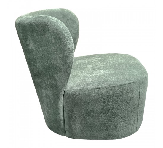 Πολυθρόνα Veridian ύφασμα σε φυστικί  απόχρωση 63x70x66εκ Υλικό: Fabric-Polyester-Filling -Foam & doll cotton Frame :Plywood 392-000005