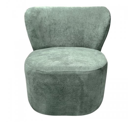 Πολυθρόνα Veridian ύφασμα σε φυστικί  απόχρωση 63x70x66εκ Υλικό: Fabric-Polyester-Filling -Foam & doll cotton Frame :Plywood 392-000005